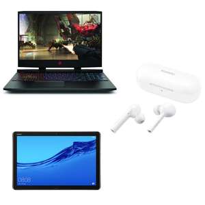 Sélection Packs PC Portable + Huawei MediaPad M5 Lite + Freebuds Lite - Ex: 15.6" HP Omen 15-dc1053nf (144Hz, i5-9300H, RTX 2060) - ODR 30€