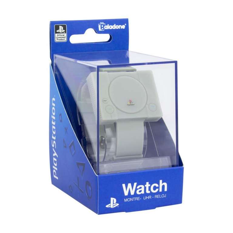 Montre numérique Paladone PlayStation Watch officielle - en forme de console PS1