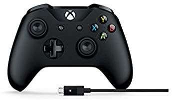 Manette Microsoft Xbox One sans fil + Câble pour PC et Xbox
