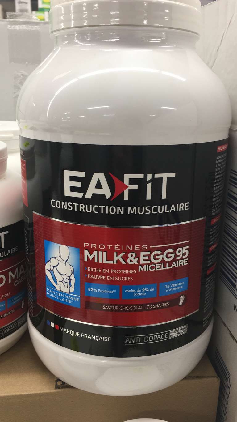 Pot de protéines EA Fit Milk & Egg 95 Micellaire (2.2 kg) - Villars (42)