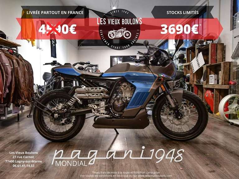 Moto Fb Mondial Pagani 125 ABS (lesvieuxboulons.com)