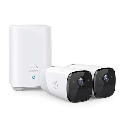 Système de sécurité eufy eufyCam2 - base + 2 caméras de surveillance 1080p (vendeur tiers)