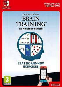 Programme d'entrainement cérébral du Dr Kawashima sur Nintendo Switch (Dématérialisé)