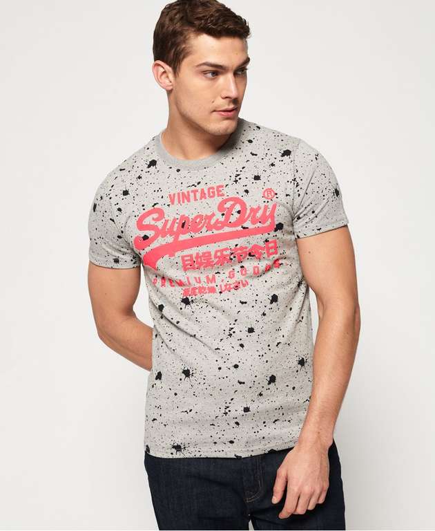 Sélection d'articles en Promotion - Ex: T-Shirt Premium Goods Paint Splatter pour Hommes (Tailles au choix)