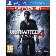 Sélection de jeux PS4 Hits - Ex : Uncharted 4 : A thief's end