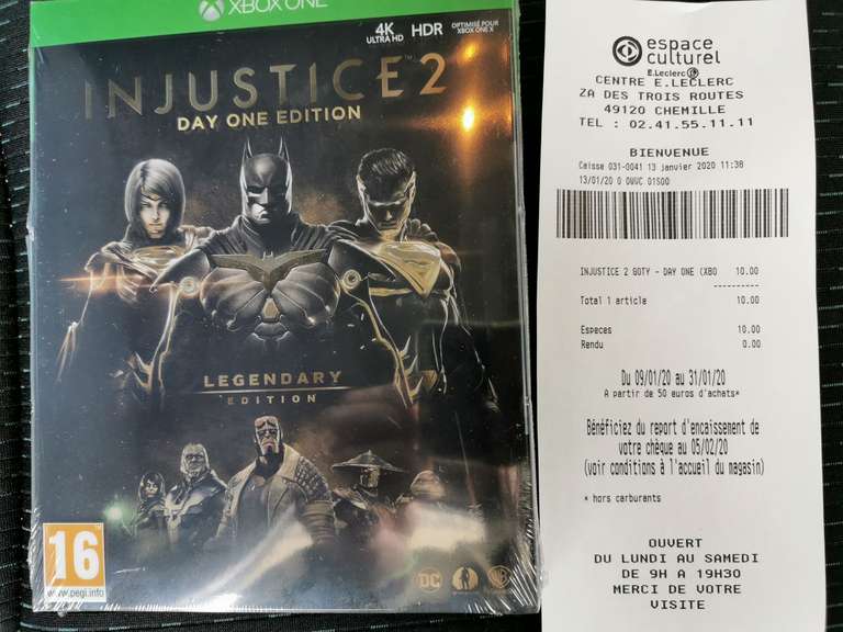 Injustice 2 Legendary Edition sur Xbox One - Chemillé (49)