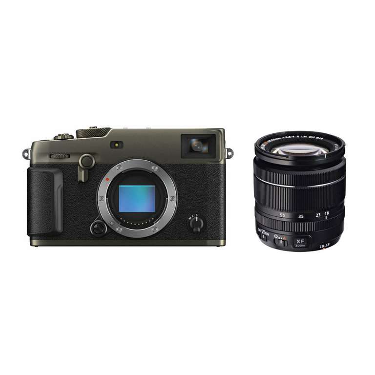 Appareil photo Fujifilm X-Pro3 Titan Dura Black + Objectif XF 18-55 mm f / 2.8-4.0 R LM (cameranu.nl)