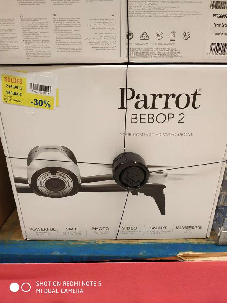 Drone Parrot Bepop 2 - Aire sur la Lys (62)