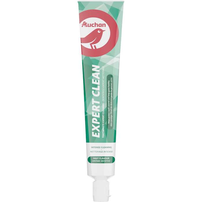 Dentifrice à la menthe Auchan Expert Clean - 75 ml - Orléans (45)