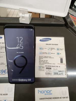 Smartphone 5.8" Samsung Galaxy S9 - WQHD+, Exynos 9810, 4 Go de RAM, 64 Go (Corgnac 87)