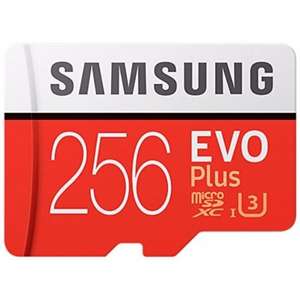 Carte micro SDXC Samsung Evo Plus Classe 3 - 256Go (Vendeur Tiers)