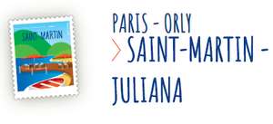Vol A/R Paris - Saint martin à partir de 349€ : Exemple du 28 avril au 19 mai (sans bagage)
