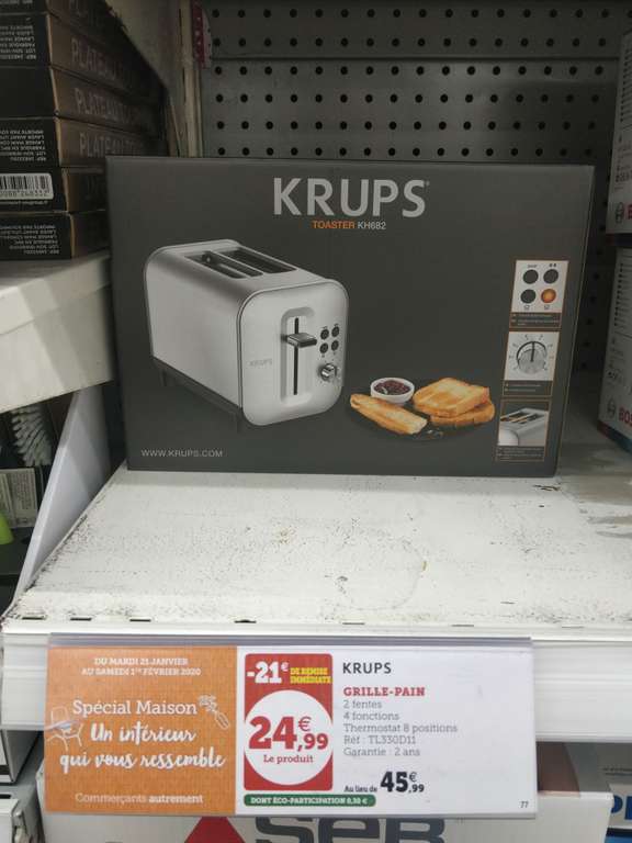 Grille pain Krups Toaster KH682 (Talange 57)