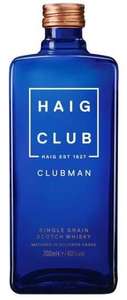Bouteille de Whisky Haig Club Clubman - Single Grain Scotch - 40%vol, 70cl