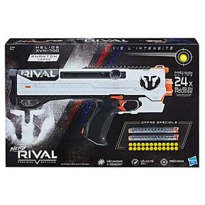Jouet Nerf Rival Helios XVIII 700 + 2 Chargeurs + 24 balles