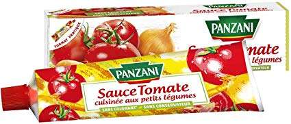 Lot de 2 sauces Panzani Tomate Cuisinée aux Petits Légumes Bio - 2x180 g (via Shopmium)