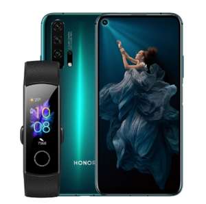 Smartphone 6.2" Honor 20 Pro - 256 Go, 8Go RAM + Bracelet connecté Huawei Band 5 offert