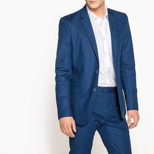 Veste de costume Slim pour Hommes - Bleu, Tailles 44 et 46