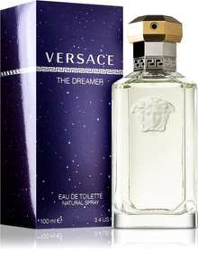 Eau de Toilette pour homme Versace The Dreamer - 100ml + Rouge à lèvres ou vernis à ongles NOBEA offert