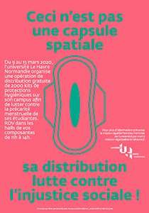 [Étudiants] Distribution gratuite de Kits Hygiéniques (Protections Réutilisables, Serviettes, Tampons) - Université Le Havre (76)