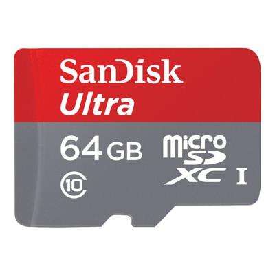 Carte MicroSDXC SanDisk Ultra - 64 Go (Vendeur Tiers)