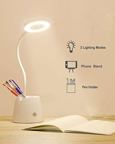 Lampe de bureau LED Suuki - pot à crayons (vendeur tiers)