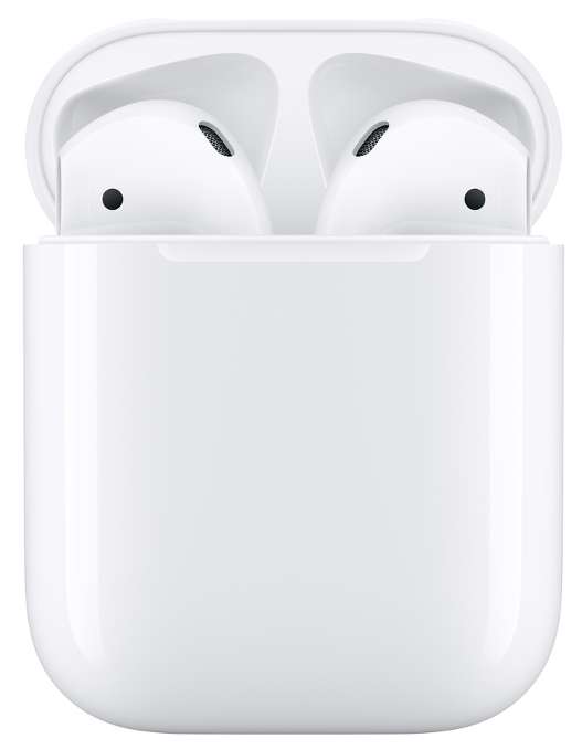Écouteurs sans-fil Apple AirPods 2 (2019) - avec boîtier de recharge filaire (+ 6.80€ en SuperPoints - 122,10€ avec le code RAKUTEN7)