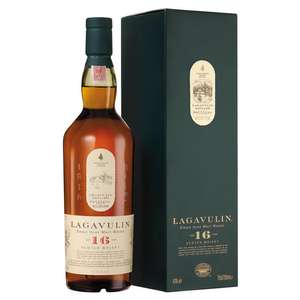 Scotch whisky Single Malt Lagavulin - 16ans (Via 15.66€ en Olé)