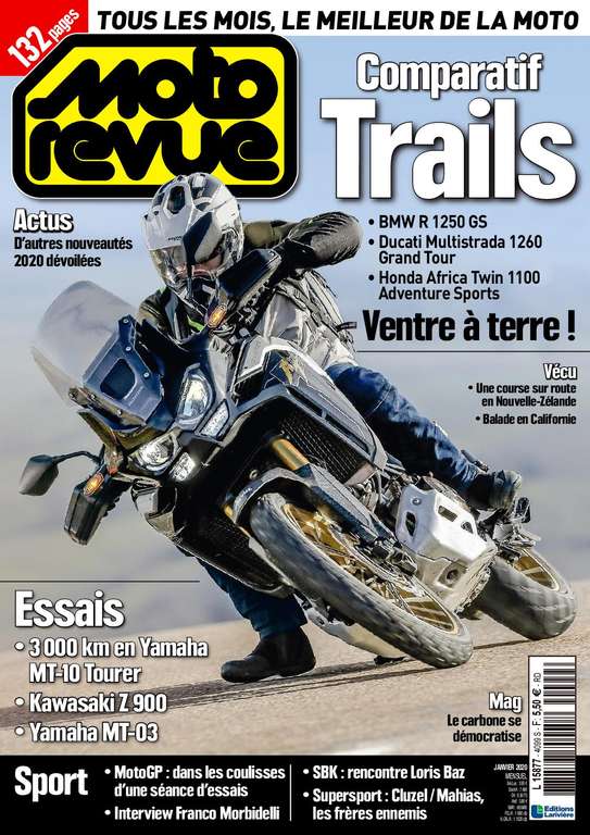 Accès gratuit au Magazine Moto Revue N°4099 et 4092 (Dématérialisé)