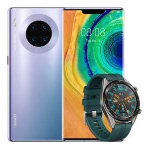 Smartphone 6.53" Huawei Mate 30 Pro - 8 Go RAM, 256 Go (Sans Google) + Montre connectée Huawei Watch GT - Vert