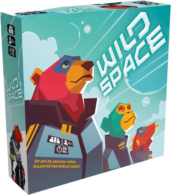 Jeu de société Wild Space + extension disponibles gratuitement en version Print'n'Play (Dématérialisé - catchupgames.com)