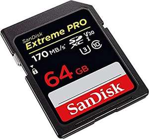 Carte SDXC SanDisk Extreme PRO U3 V30 - 64Go