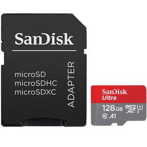 Carte Micro SDXC SanDisk Ultra A1 - 128 Go (Jusqu'à 100 Mo/s)