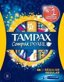 Sélection de produits en promotion - Ex : Tampax Compak Pearl