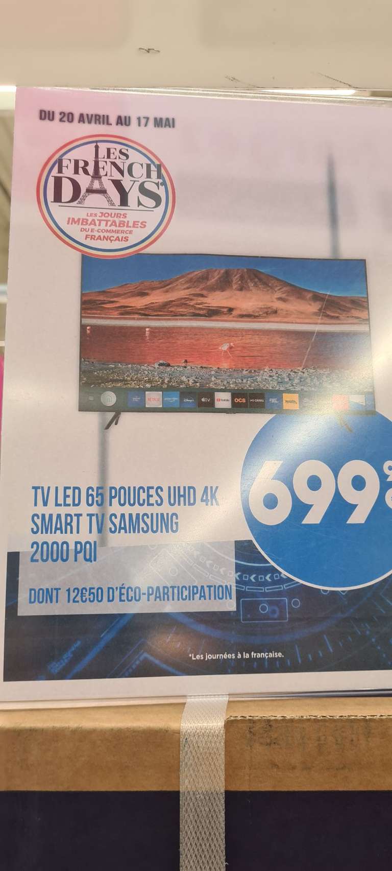 TV 65" Samsung Ue65tu7005kxxc - UHD 4K - Pessac (33)