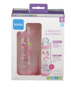 Pack de Biberons MAM anti-colique - 260 ml, 0 à 6 Mois (shop-pharmacie.fr)