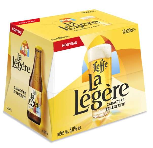Pack de bières blondes Leffe - 12 x 25cl