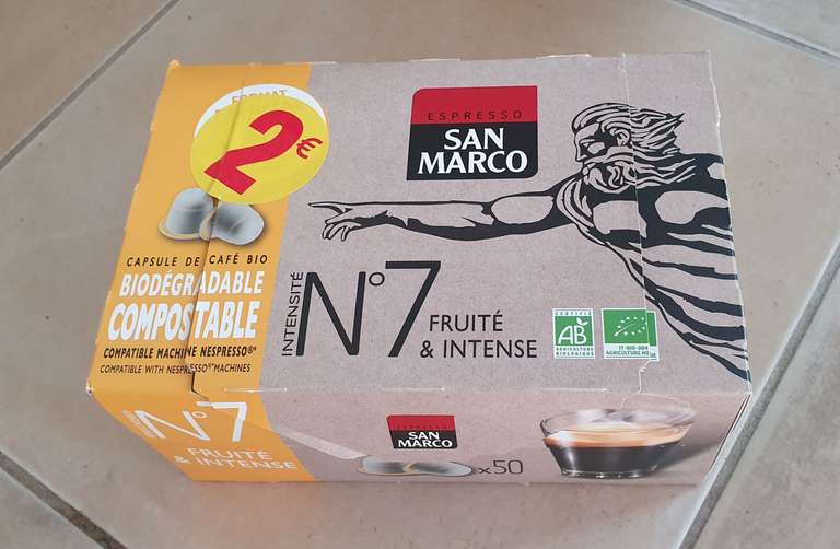 Boîte de 50 capsules de café San Marco pour machine Nespresso - Châteaubriant (44)