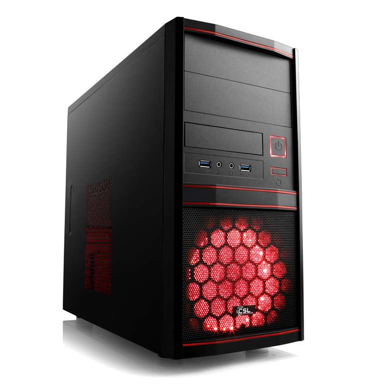 PC de bureau RED 908 - Ryzen 3 3200G (4x3.6GHz), Radeon Vega 8, RAM 8 Go, 240 Go SSD (219€ sans stockage)