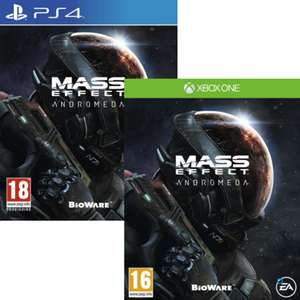 Mass Effect Andromeda sur Xbox One ou PS4 (vendeur tiers)