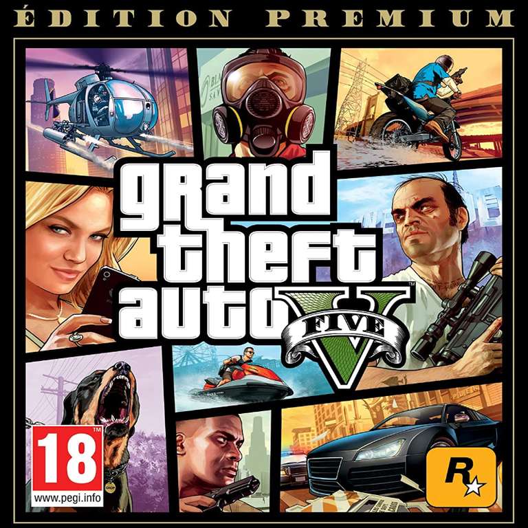 Jeu Grand Theft Auto V (GTA 5) - Premium Édition Gratuit sur PC (Dématérialisé)