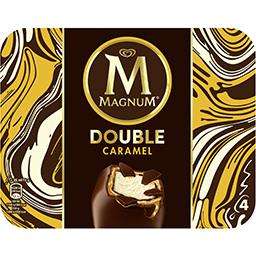 Boite de 4 bâtonnets de glace Magnum Double Chocolat - 352 ml