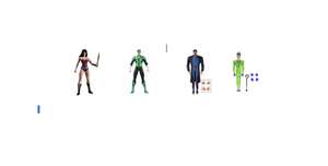 Lot de 4 figurines DC Comics pour 22€ (parmi une sélection)
