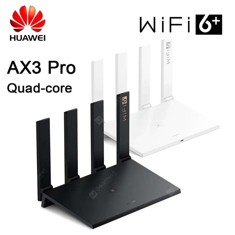 Routeur Huawei AX3 Pro WiFi 6 Dual Band (Plug EU) - Coloris au choix (50,59€ avec 2020FD7)