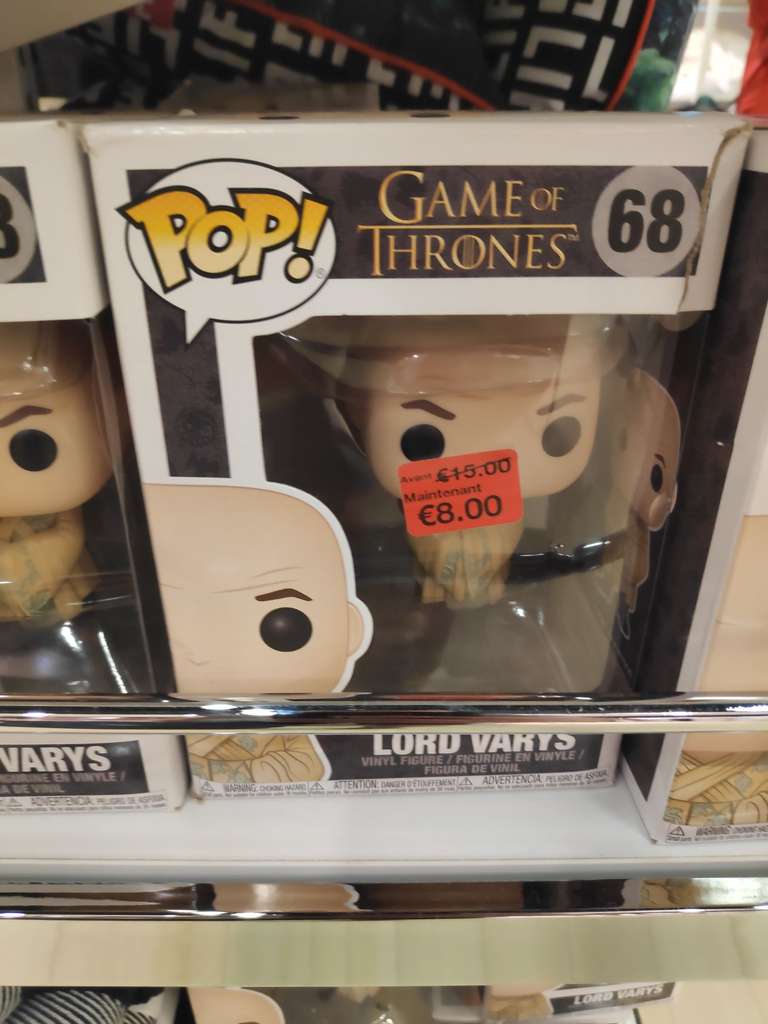 Figurine Pop! Game of Thrones - Lord Varys ou Yara Greyjoy - Euralille (59)
