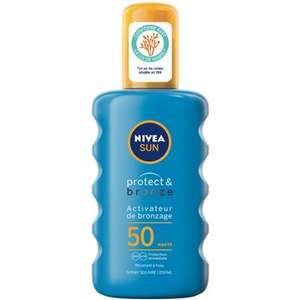 40% de réduction immédiate sur une sélection de Crèmes solaires - Ex : Spray Nivea Sun Protect & Bronze SPF50 - 200ml
