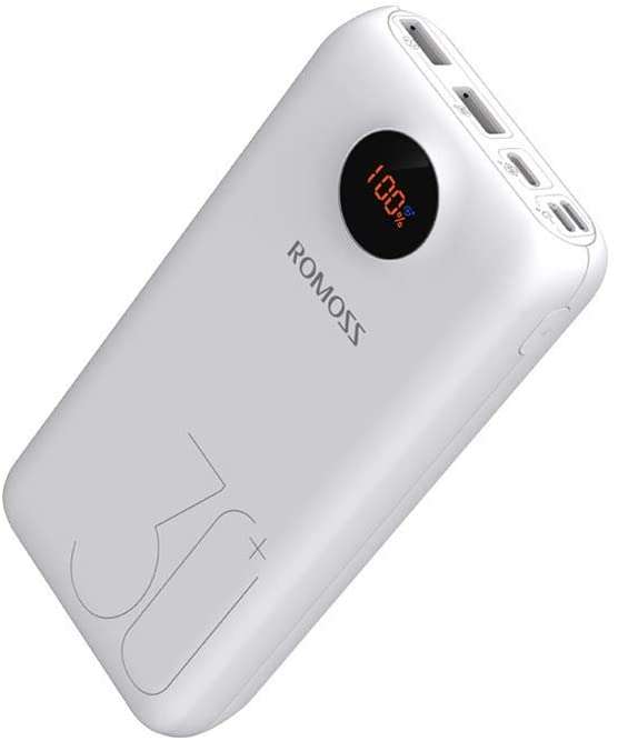 Batterie Externe Romoss - 26800mAh, Power Bank PD, Quick Charge 18W (vendeur tiers)