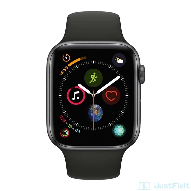 Montre connectée Apple Watch Series 4 GPS + Cellular (44 mm, bracelet Sport) - reconditionnée (272.67€ via SDFR12)