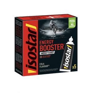 Pack de 5 gels énergétiques avec vitamines Isostar Booster Cola (5x20 ml) - Isostar.fr