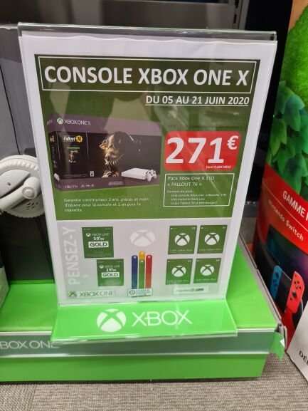Console Microsoft Xbox One X (1 To) + Fallout 76 (dématérialisé) - Rezé (44)